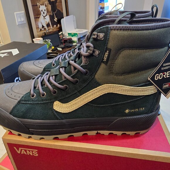 Vans MTE Sk8-Hi GORE-TEX Insulated Shoe Scarab/Grape Mens Size 12 Hiking Boot - Picture 5 of 9